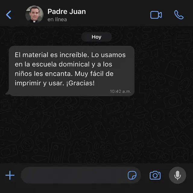 Testimonio de Juan, educador religioso, sobre el material bíblico infantil Código Divino Kids